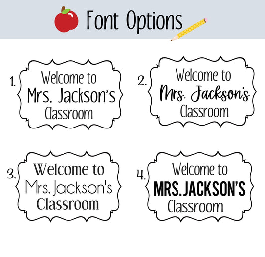 Sea Turtles Classroom Door Sign