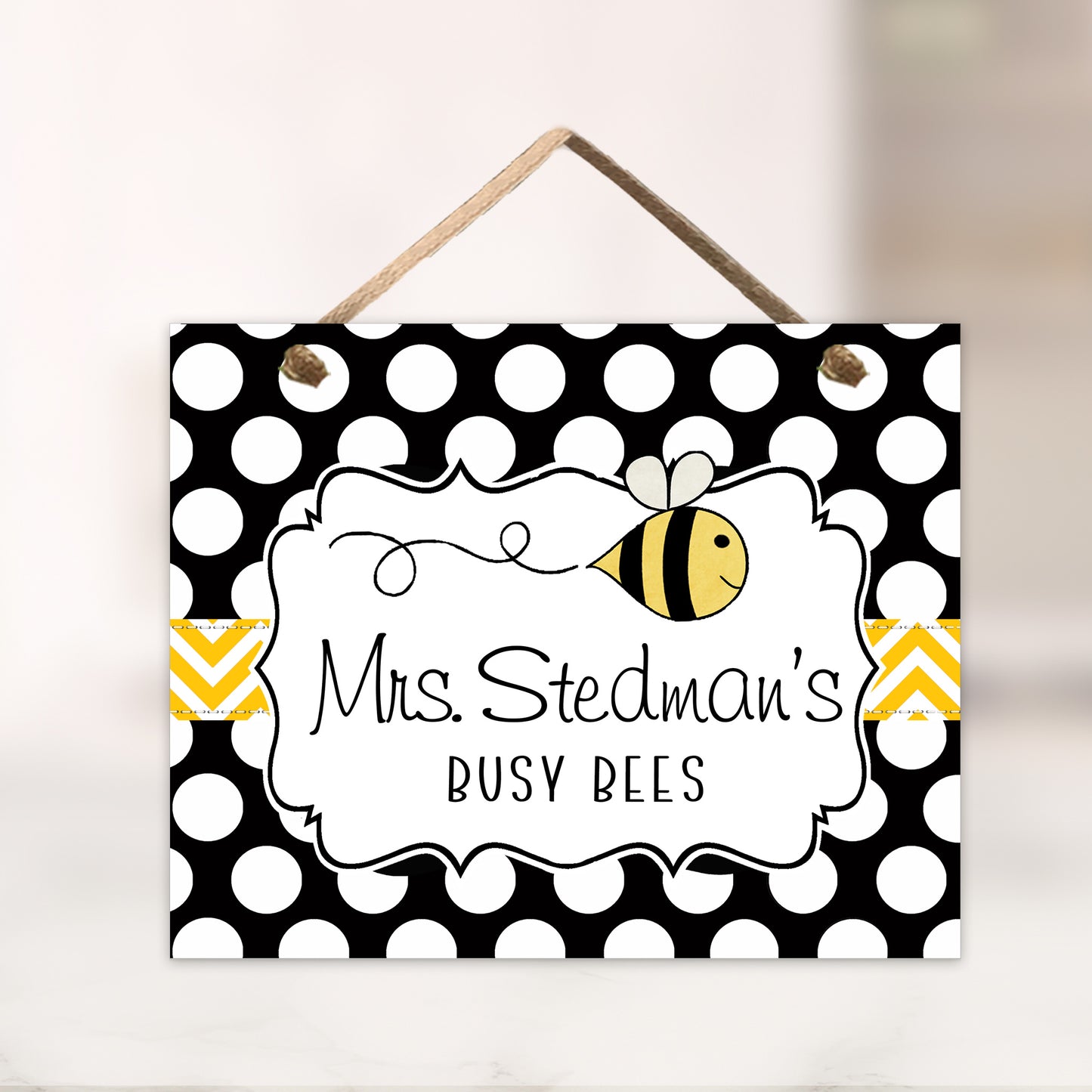 Busy Bee Classroom Door Sign
