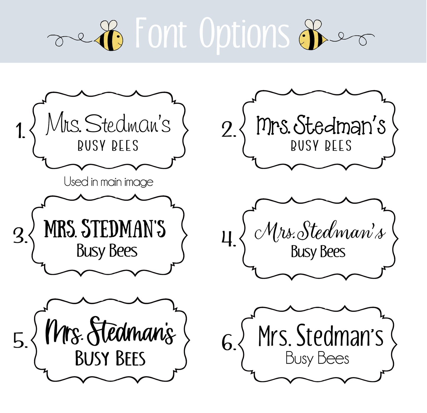 Busy Bee Classroom Door Sign