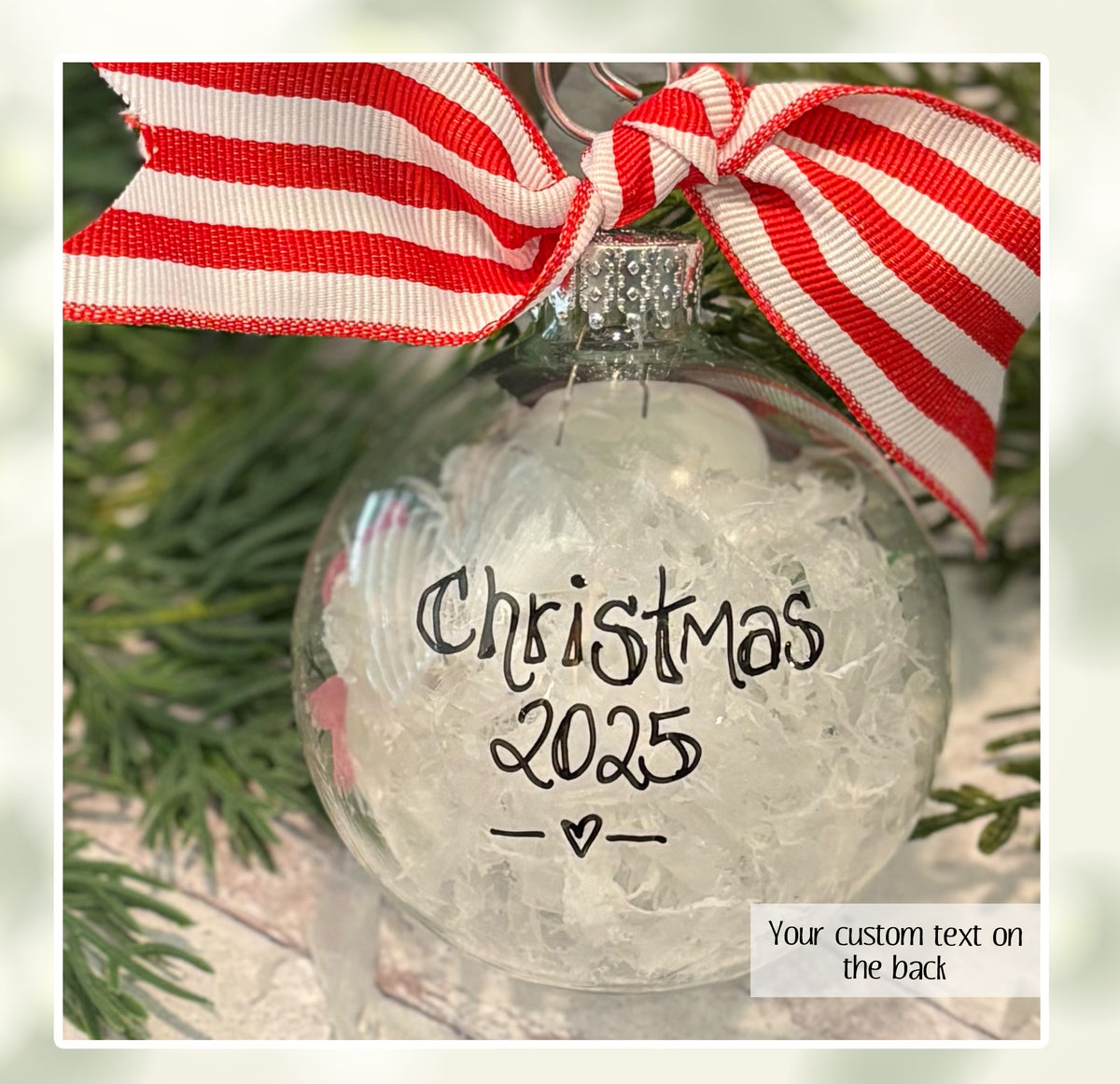 Hand Painted Baby Carriage Ornament
