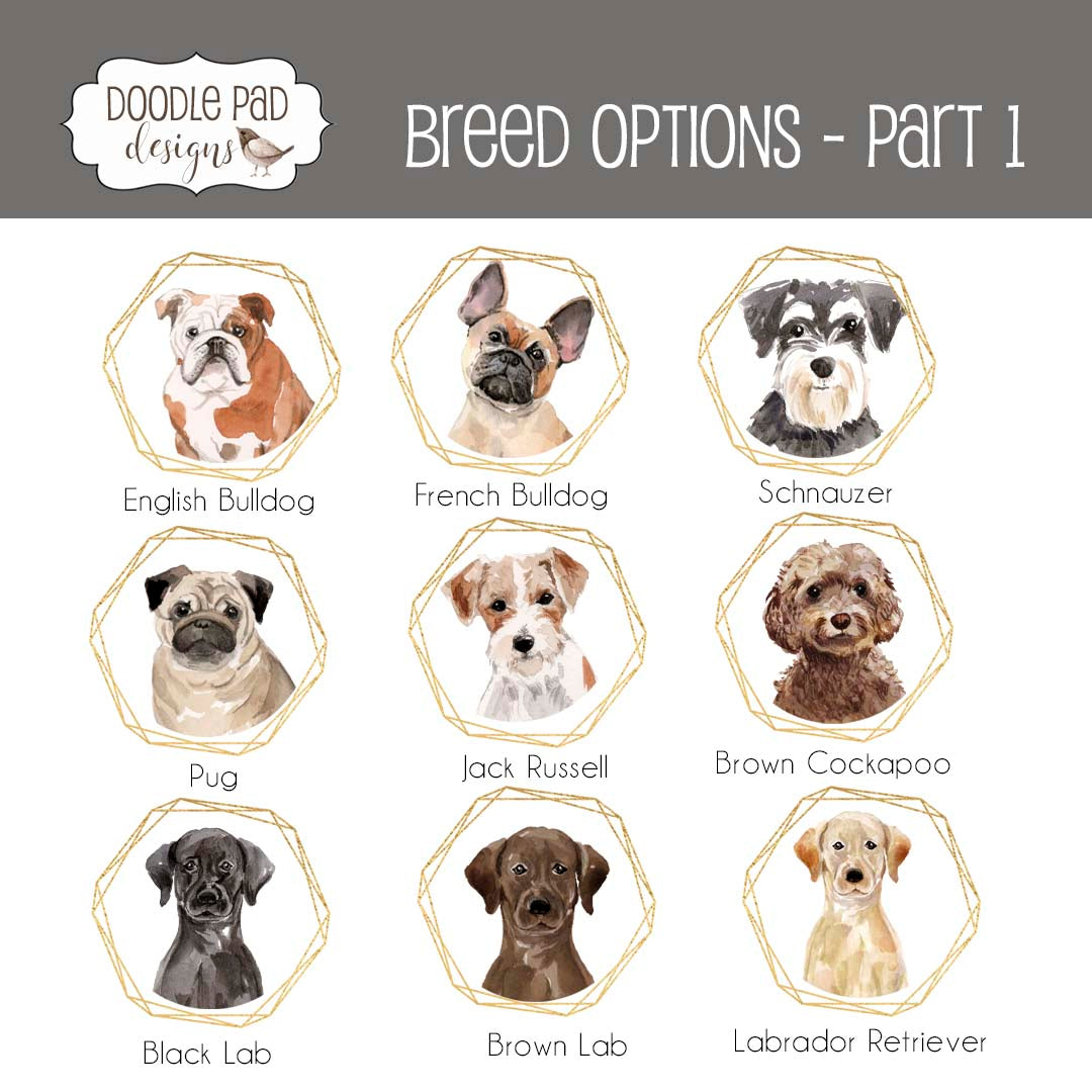 Custom Dog Classroom Door Sign
