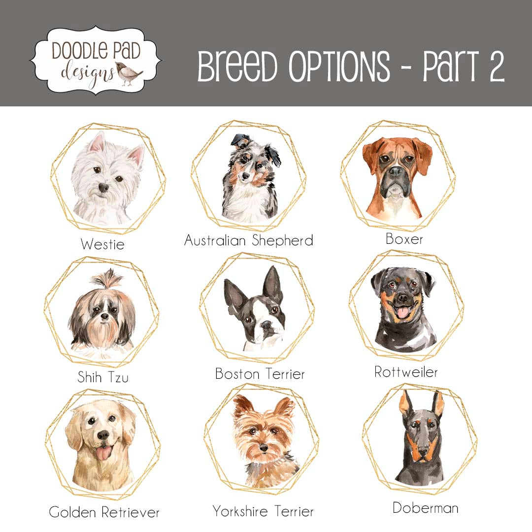 Custom Dog Classroom Door Sign
