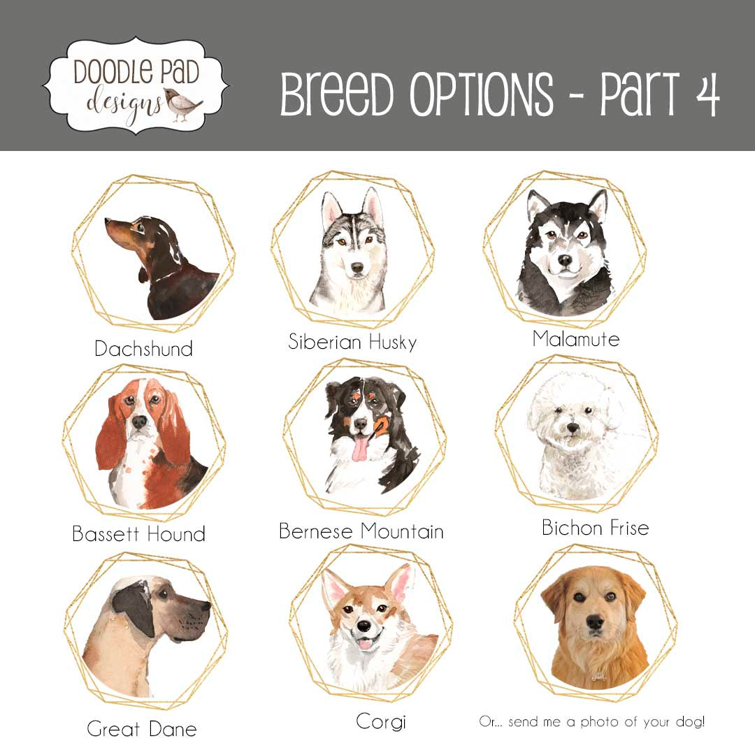 Custom Dog Classroom Door Sign
