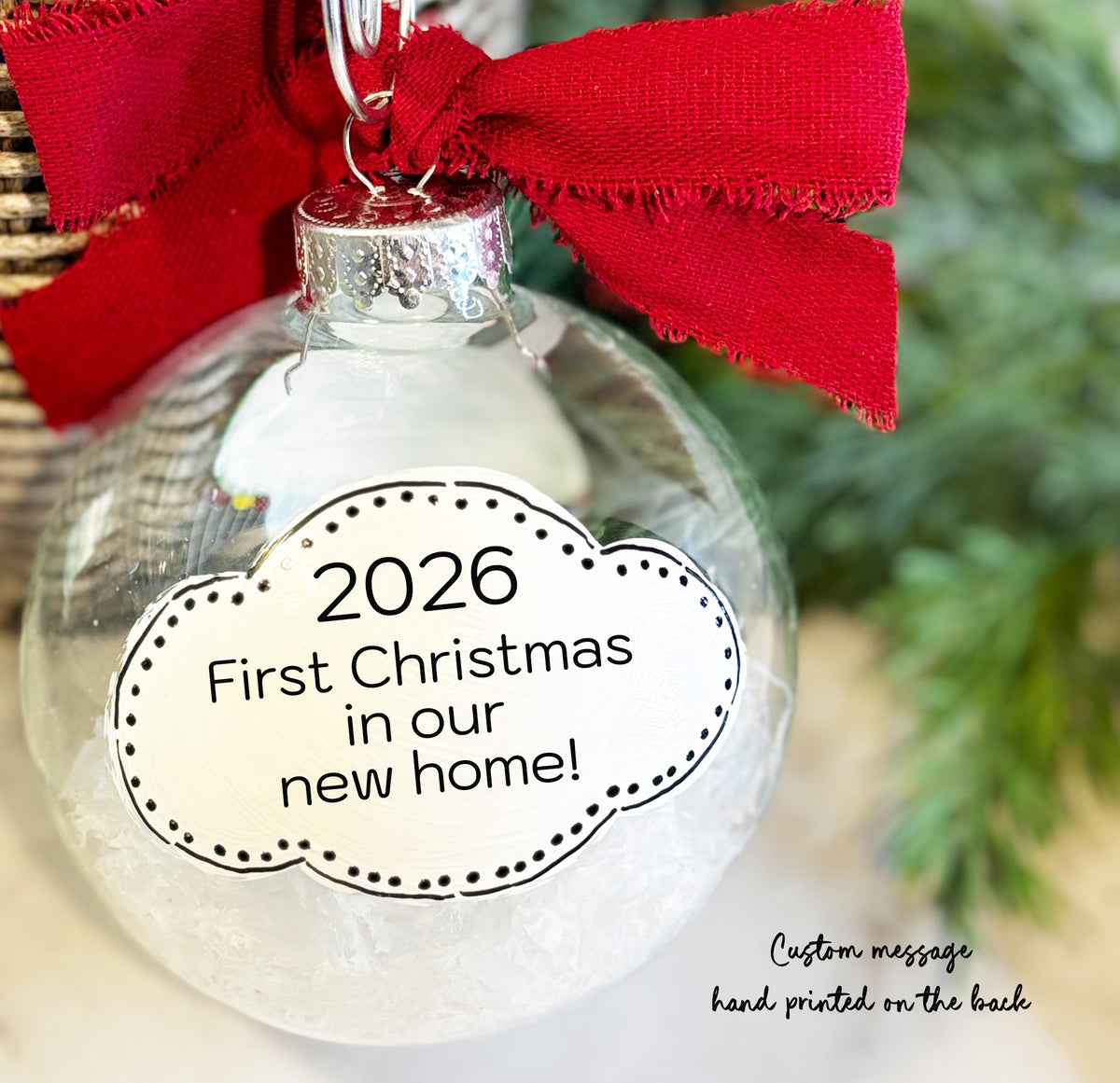 Personalized New Home Ornament (Limited Stock)