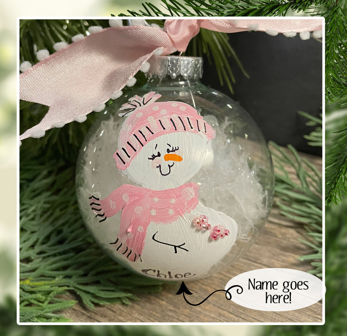 Personalized Pregnancy Ornament